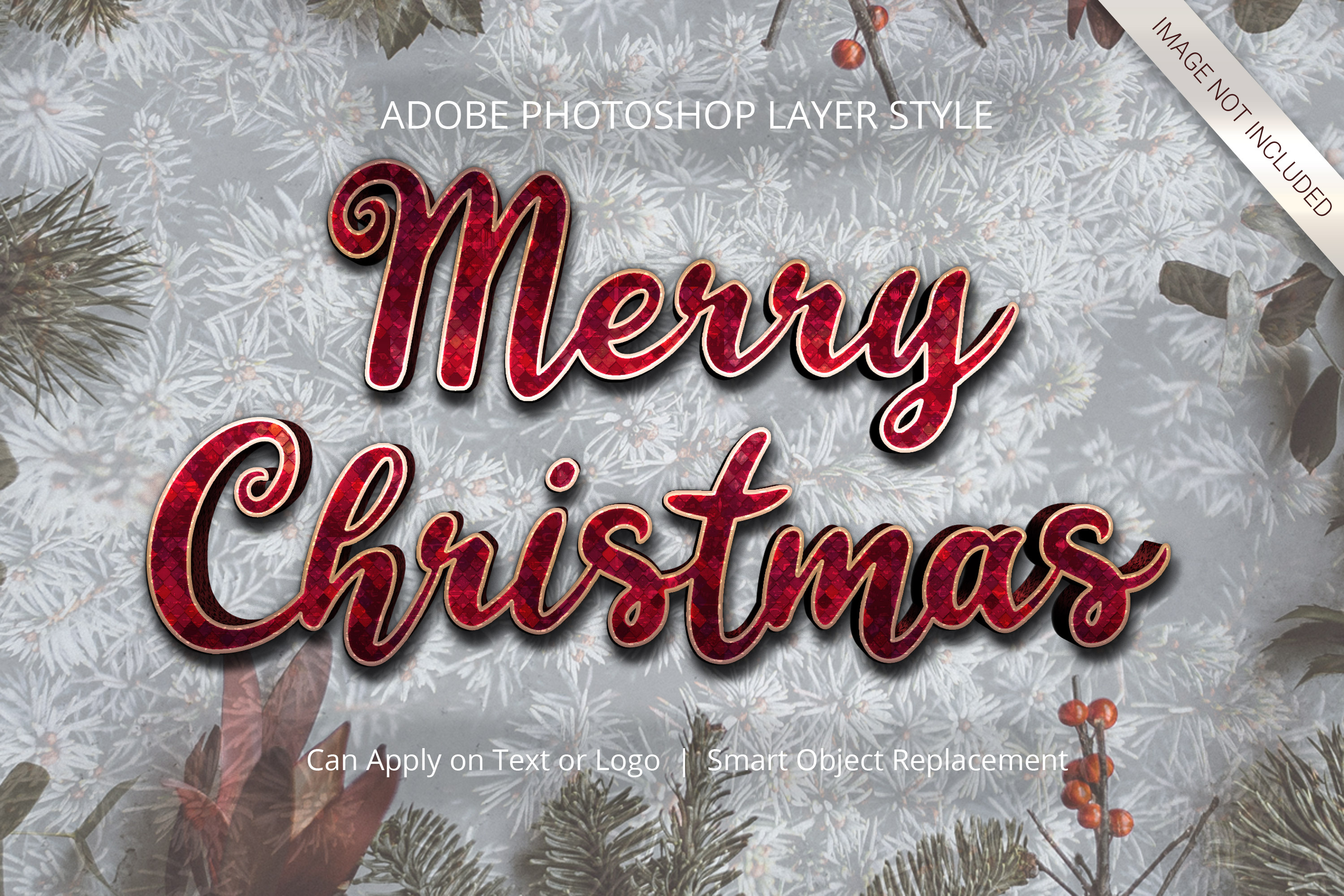 10 Christmas & Snow Text Effect, a Layer Style Add-On by Anomali Creatype