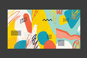 Abstract compositions and cards set, a Pattern Graphic by pixelwerk (Thumbnail 2 of 4)