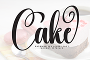 Cake | Script Font, a Handwritten Font by Scratchones (Thumbnail 1 of 9)