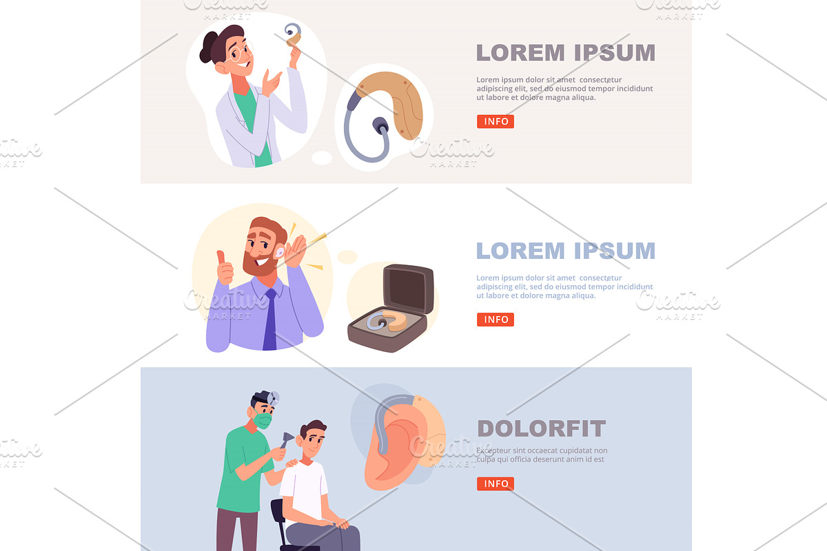 Hearing aid. smart gadget for deaf, an Object Illustration by Onyx