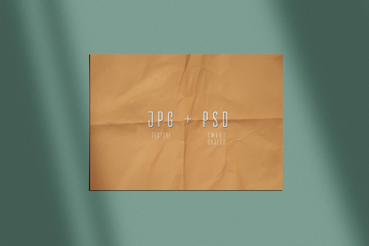 Wrinkle Paper Mockups & Textures, a Product Mockup by Eugene Tantsurin (Photo 11 of 11)