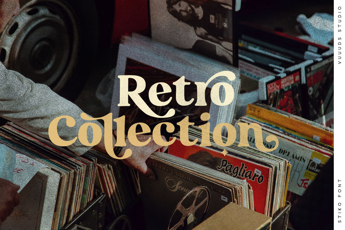 Stiko Vintage Font, a Serif Font by vuuuds (Photo 11 of 13)