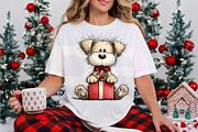 Watercolor Christmas Dog Clipart PNG, a Transportation Illustration by Digital Artistic99 (Thumbnail 6 of 8)