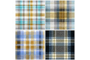 Blue Yellow and Grey Plaid, a Texture Illustration by DreamPrint404 (Thumbnail 4 of 4)