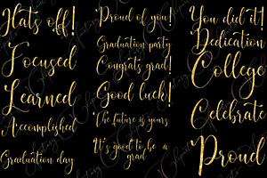 Graduation Word Art Clipart