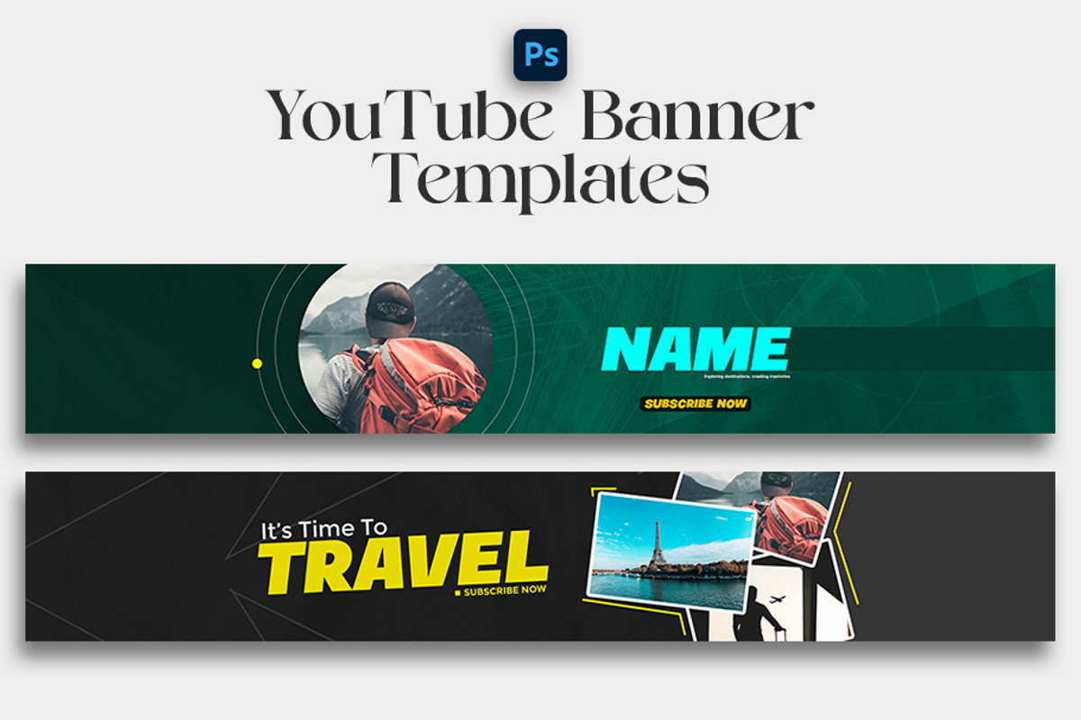 Youtube Banner Design, a Social Media Template by Northfrom (Photo 1 of 4)
