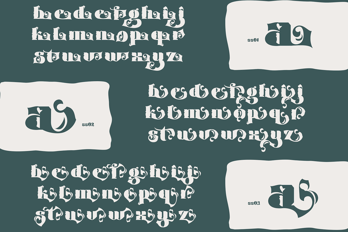 Puhyaka Mythology Font, a Blackletter Font by TypeClassHeroes (Photo 12 of 15)