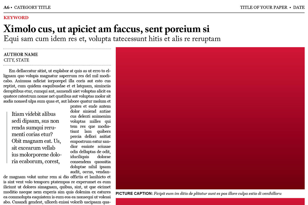 Old Style Newspaper Template, a Magazine Template by Newspaper Templates (Photo 7 of 11)