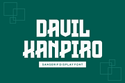Davil Kanpiro, a Serif Font by albert_kalingga