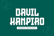 Davil Kanpiro, a Serif Font by albert_kalingga (Thumbnail 1 of 5)