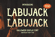 Labujack, a Font by HATFSTUDIO (Thumbnail 1 of 8)