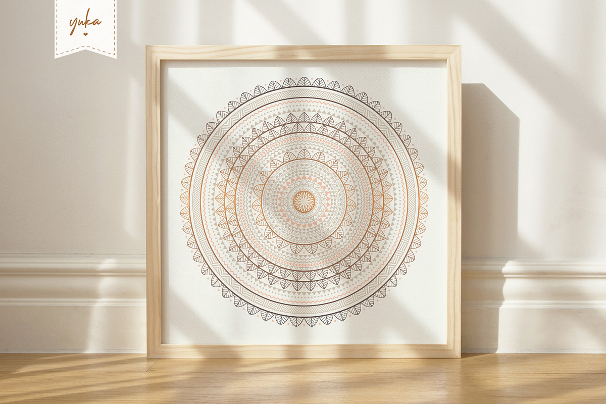 Sweet Day | Mandala Artwork, a Pattern Graphic by Yuka Baby (Photo 6 of 6)