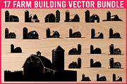17 Farm Building Silhouette Vector, an Illustration by Designs_River (Thumbnail 1 of 4)