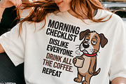 Funny Coffee Dog Morning PNG, an Object Illustration by DreamCafeArt (Thumbnail 3 of 6)
