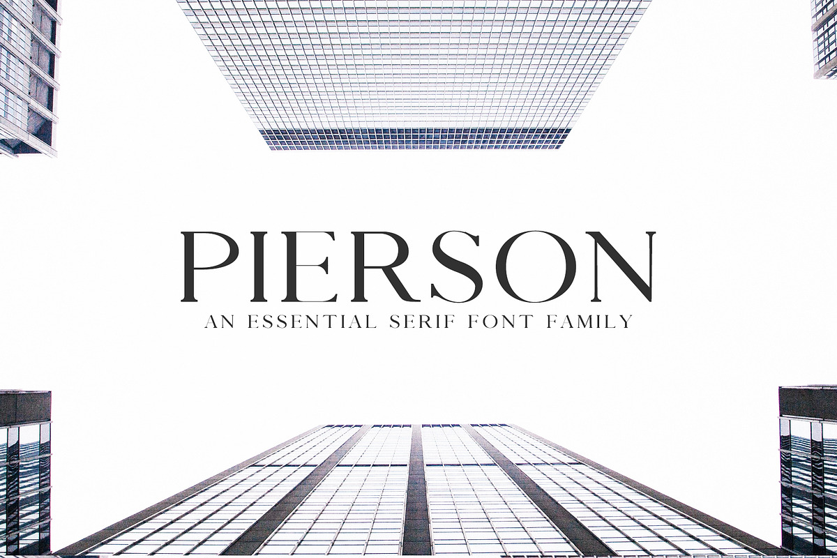 Pierson An Essential Serif Typeface preview 2