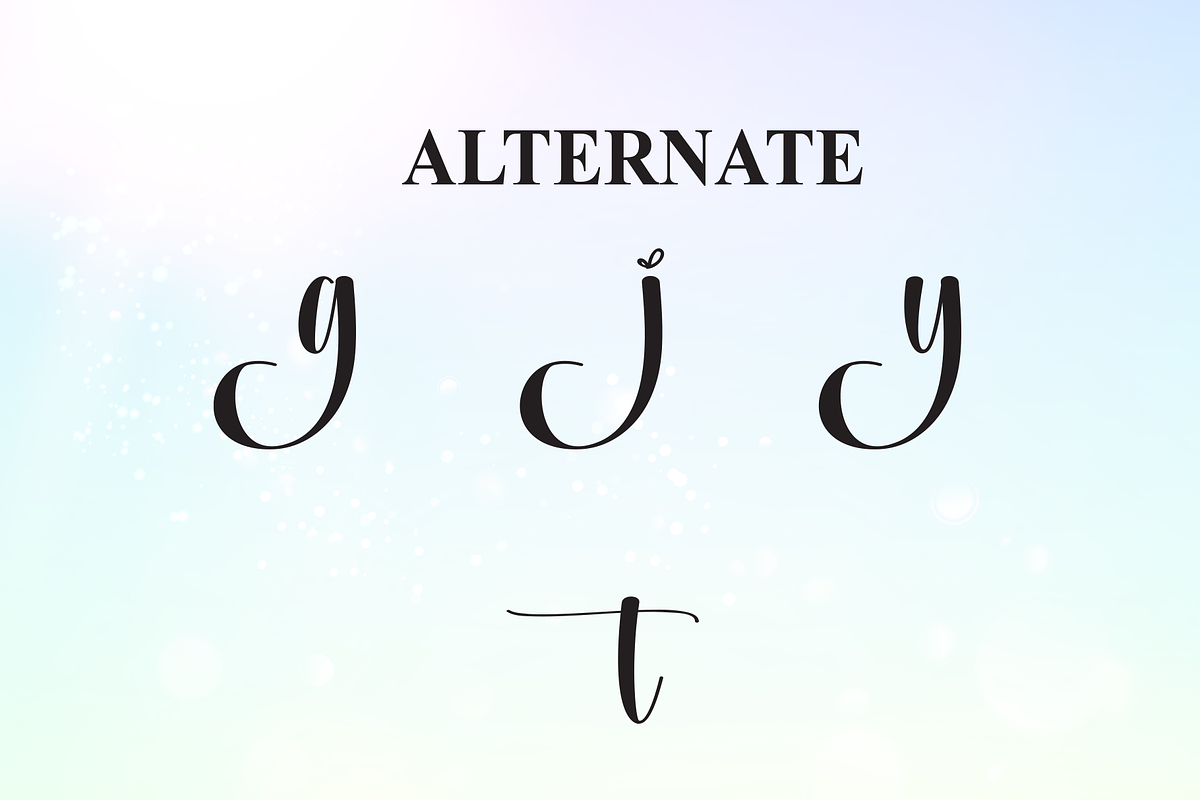 Bright | Script Font, a Handwritten Font by Scratchones (Photo 8 of 9)
