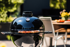 BBQ grilling in a sunny backyard, a Photo by Beautiful things