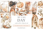 My Fall Day, a Seasonal Illustration by PeDe Designs (Thumbnail 9 of 12)
