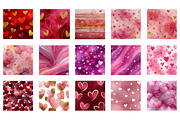 Cupids Glitter Seamless Digital Pape, an Illustration by CreationArt (Thumbnail 5 of 5)