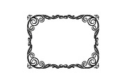 Vintage Scroll Corner Frame Bundle, an Illustration by Gfx_Store (Thumbnail 30 of 48)