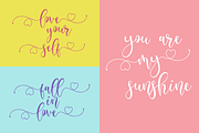 Delisha // Lovely Script Font, a Script Font by Nissa Studio (Thumbnail 3 of 16)