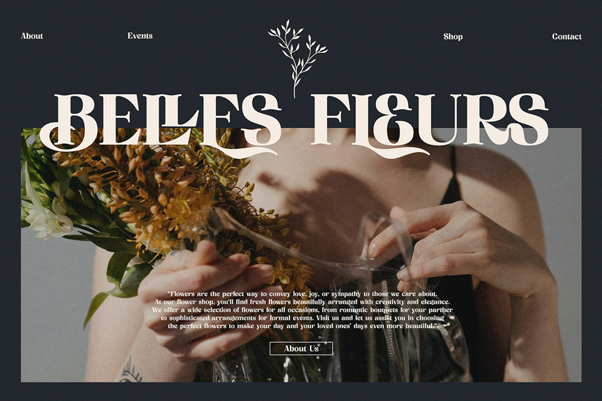 Mangat Lonergan, a Serif Font by Cruzine (Photo 3 of 8)