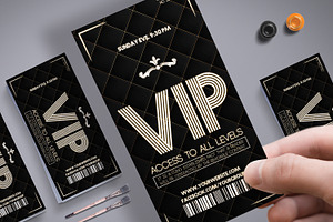 Luxury VIP Pass Card