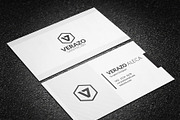 Clean & Minimal Business Card, a Business Card Template by Verazo (Thumbnail 1 of 3)