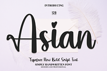 Asian | Script Font