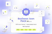 Vertex-Business Icon Pack, a Solid Icon by Premast (Thumbnail 1 of 5)