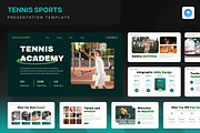Tennis Sports Keynote, a Presentation Template by Annora Studio (Thumbnail 1 of 7)
