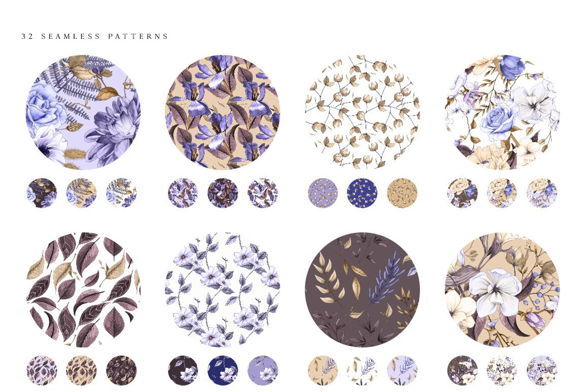 The Watercolor & Ink Flower & Leaf, an Object Graphic by Pretty Little Lines (Photo 6 of 11)