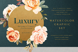 Luxury-Autumn Clipart Collection