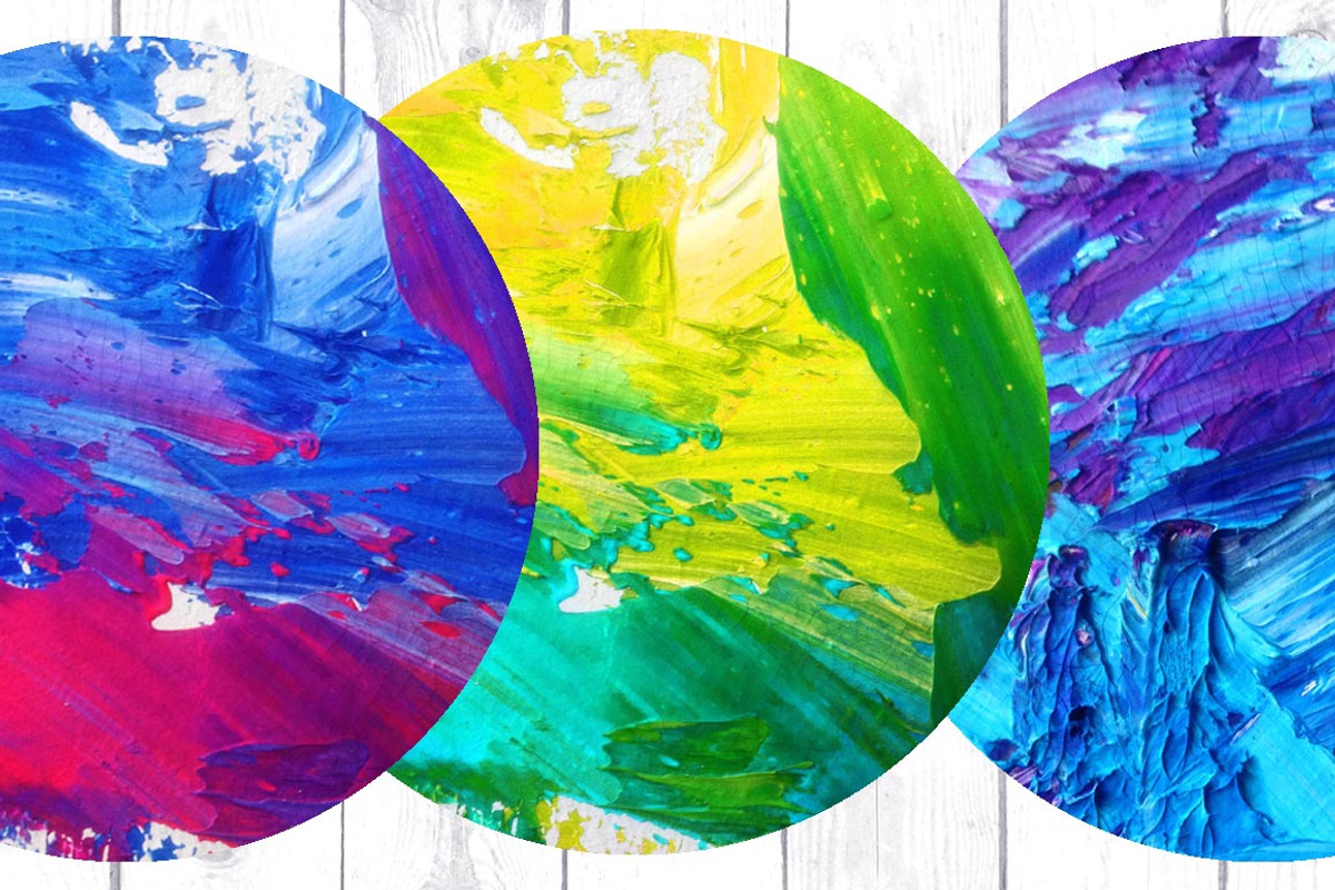 24 OIL Abstract Backgrounds, a Texture Graphic by zaksheuskaya (Photo 3 of 6)