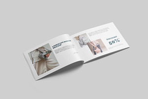 A4 Landscape Magazine Mockup