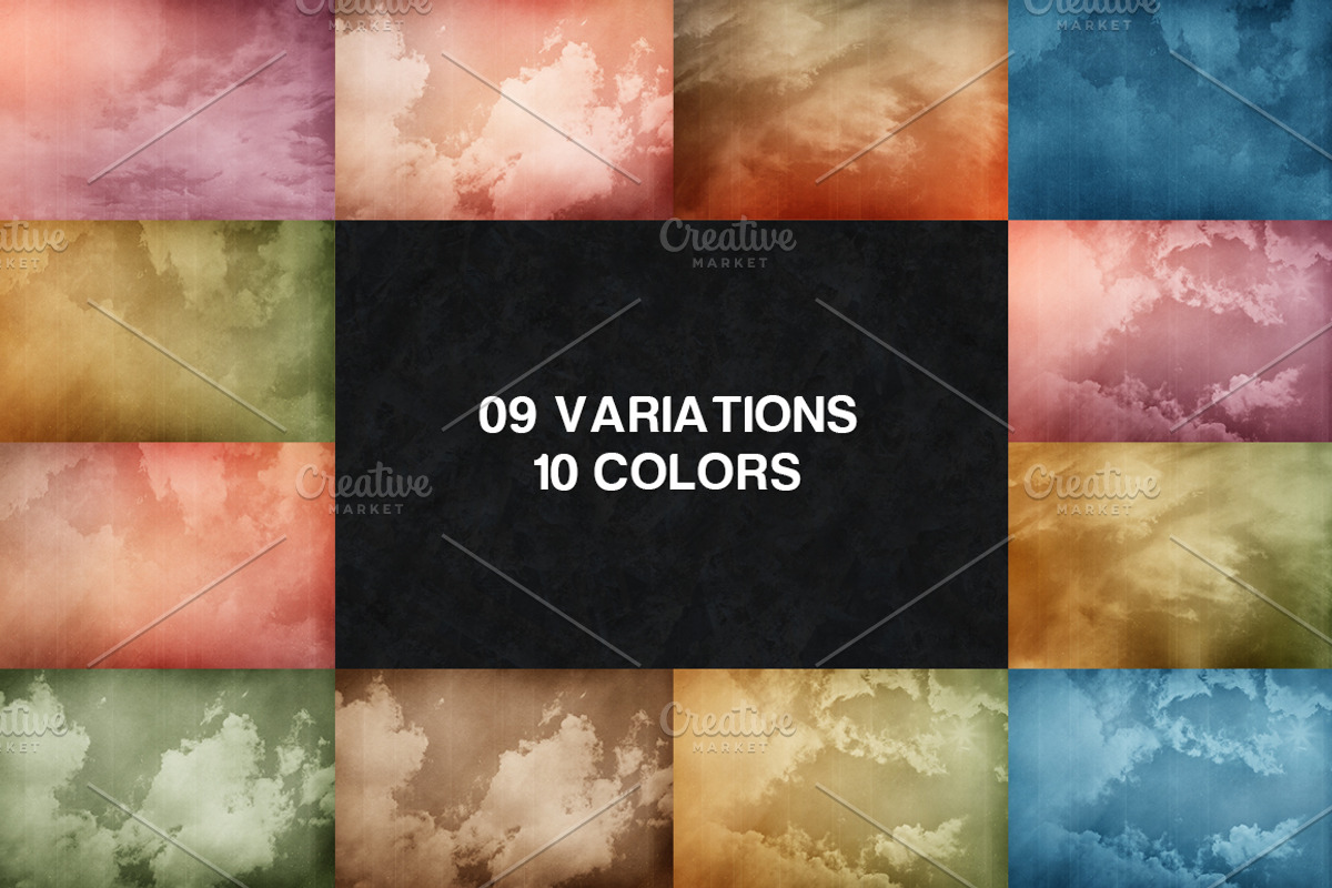 50 Sky Backgrounds, a Texture Graphic by Orange Fox (Photo 2 of 5)