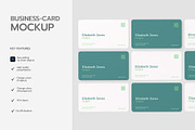 Business Card Presentation Mockup, an Advertising Mockup by graphypix (Thumbnail 2 of 4)