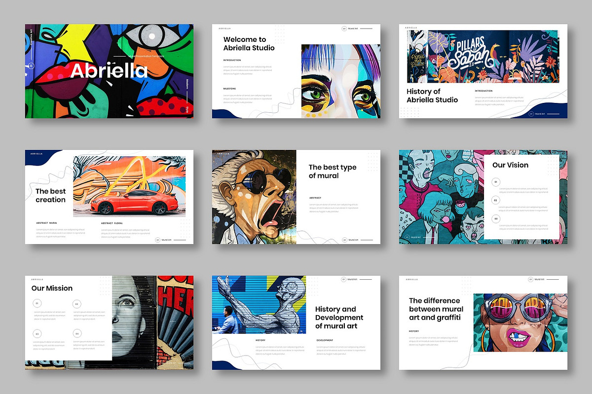 Abriella - Creative Googleslide, a Presentation Template by Dens Creative Studio (Photo 2 of 5)