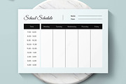 School Planner Design Template, a Stationery Template by MightyDesign (Thumbnail 3 of 7)
