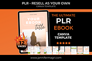 PLR Ebook Canva Template, a Templates & Theme by Jennifer Magri Templates (Thumbnail 1 of 9)