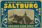 Saltburg - Organic Sans Serif, a Font by Letterhend Studio (Thumbnail 1 of 6)