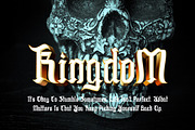 JavierSkull - Decorative Blackletter, a Blackletter Font by Dhabee (Thumbnail 6 of 15)