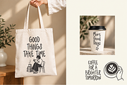 Sunday Brew Handwritten Font, a Handwritten Font by cocodesign (Thumbnail 7 of 8)