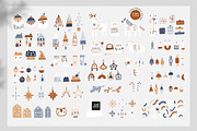 Boho Christmas - vector collection, a Seasonal Illustration by avdnadi (Thumbnail 6 of 11)