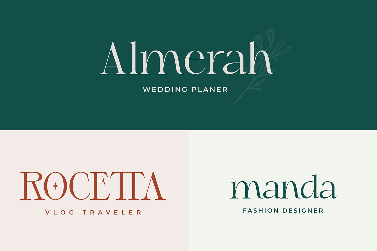 Modern Romance Font, a Serif Font by zeenesia (Photo 13 of 18)