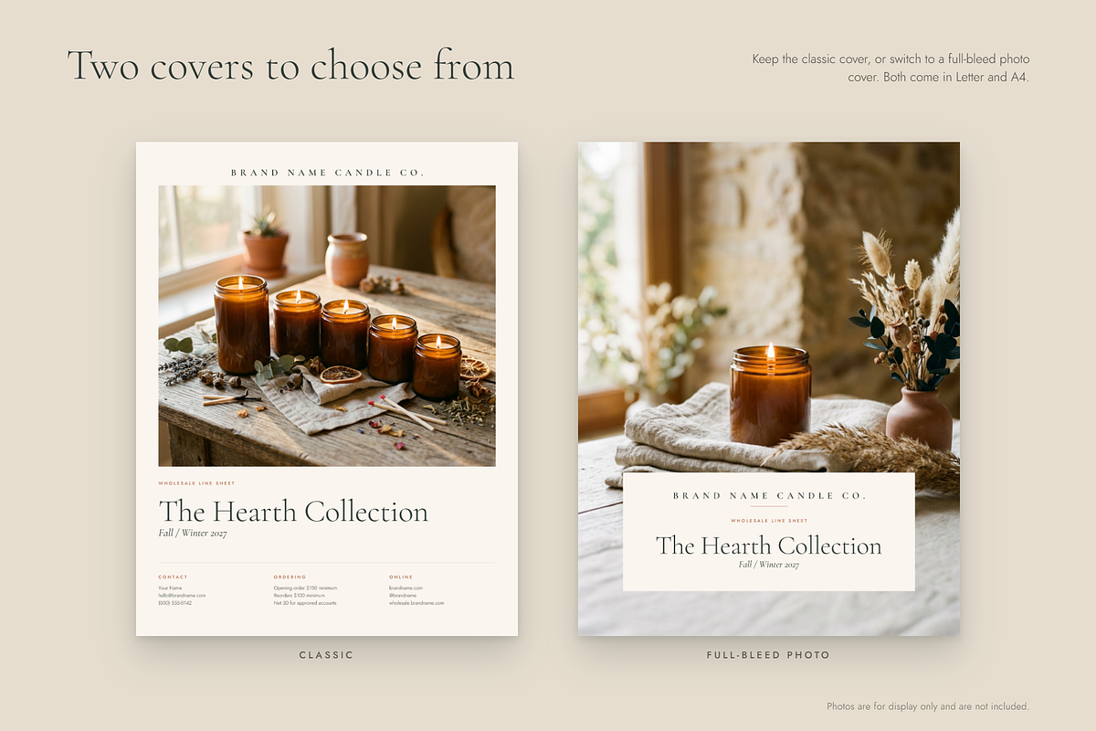Wholesale Line Sheet Template, a Magazine Template by Lauren Hodges (Photo 4 of 15)
