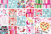 Mega Valentine graphics bundle, an Illustration by PrettyBundles (Thumbnail 5 of 5)