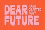 DEAR FUTURE | COOL SANS, a Sans Serif Font by Maria Feliz Fonts (Thumbnail 1 of 10)