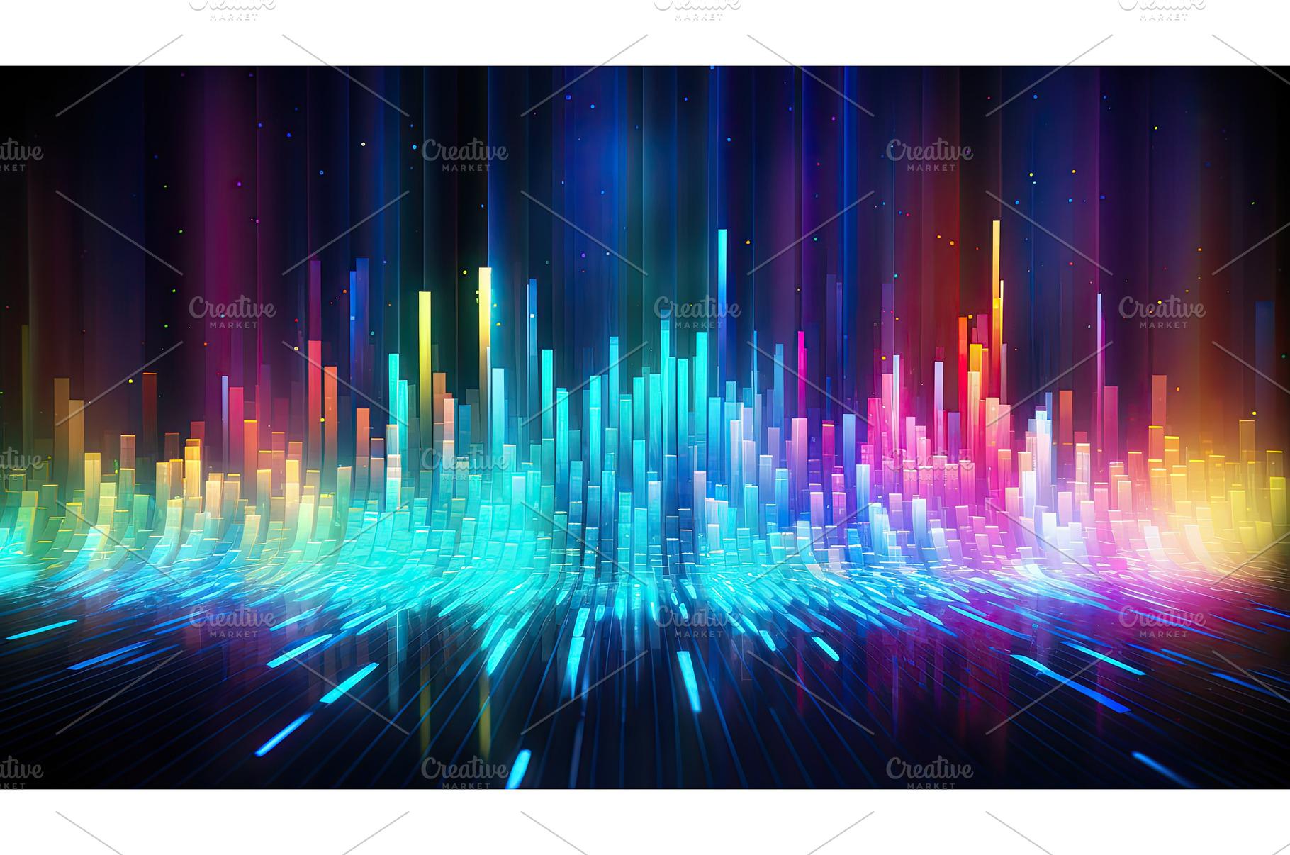 colorful graphic music background ai, a Background Photo by pikepicture