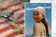Natural Shadow Overlays 30 PNG, a Texture Graphic by DreamoraArt (Thumbnail 1 of 16)